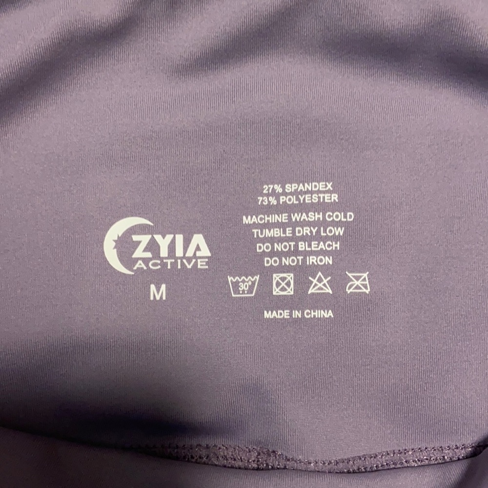 Zyia Light N Tight Flame Slate Purple leggings